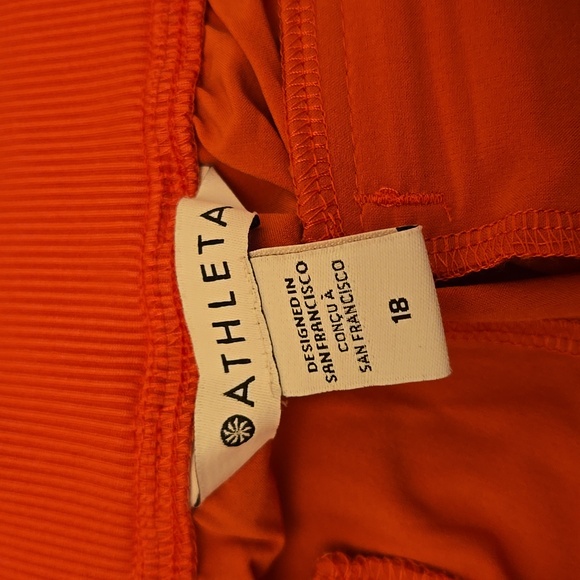 Athleta Brooklyn Ankle Pant, coral pink, size 18 - Picture 4 of 7